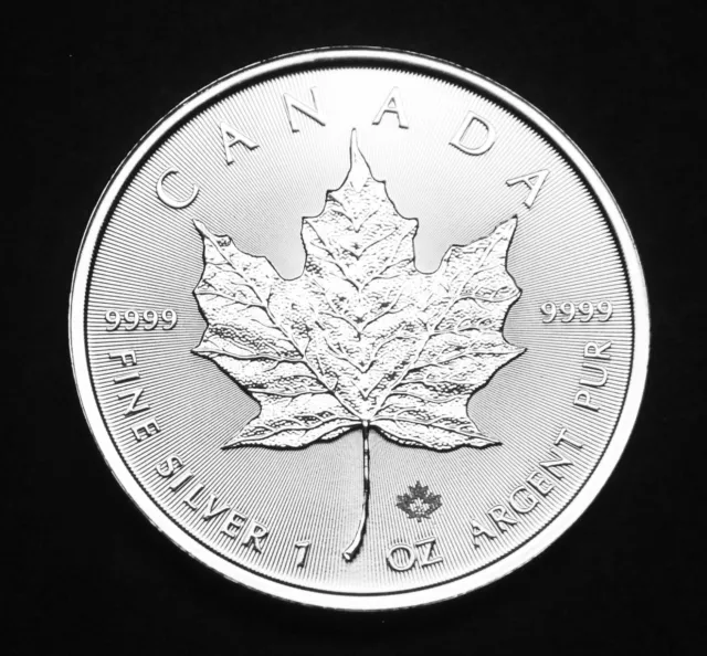 2022 $5 Can. Maple Leaf 1oz Fine .9999 Silver always  great investment   1.0