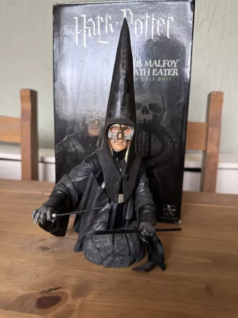 Lucius Malfoy As Death Eater - Gentle Giant Harry Potter Bust