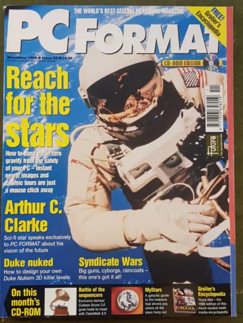 PC Format Magazine November 1996 Issue 62, Vintage Videogame Collectible