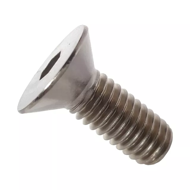 1/4-20 x 5/8" Flat Head Socket Cap Screws Allen Drive Stainless Steel Qty 25