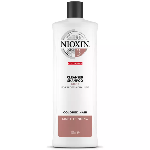 Shampoo Cheveux Colorés NIOXIN Système 3 Cleanser shampoo 1000ml