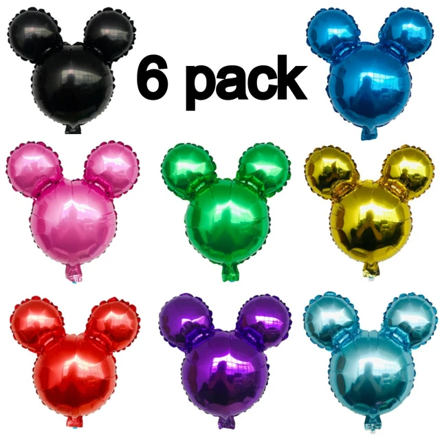 MICKEY MOUSE BIRTHDAY party foil balloons Party Decor 6 pcs set High