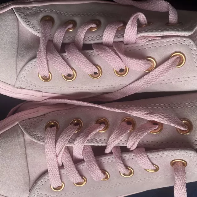 ROSE GOLD LOW Top Converse Trainers Womens Size UK £6.00 - PicClick UK