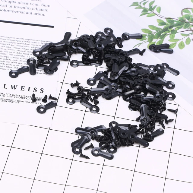 10 Anelli A D Con Viti Per Appendere Quadri | 28x17 Mm | Viti Autofilettanti Zincate | Per Cornici E Specchi