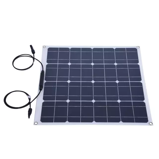 50W Flexible High Efficiency 12V Solar Panel Outdoor For Home Boat Yacht XXL