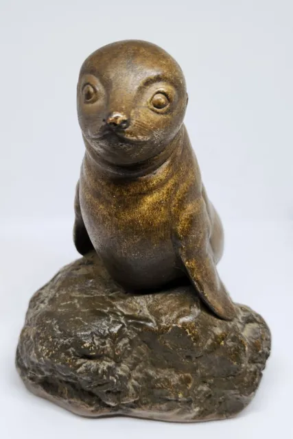 Seal Lion Resin Statue 7 Inches