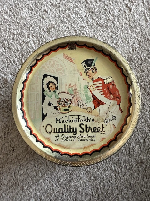 Boîte Vintage Mackintosh's Quality Street Chocolates - Angleterre, 1960