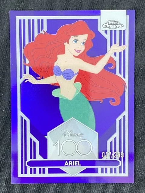 2024 TOPPS CHROME Disney Purple Refractor /199 Cruella de Vil #27