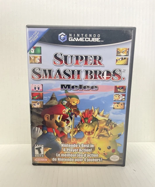 Smashed Gamecube SUPER SMASH BROS Melee (Nintendo GameCube, 2001) CIB Tested Working $82 ...