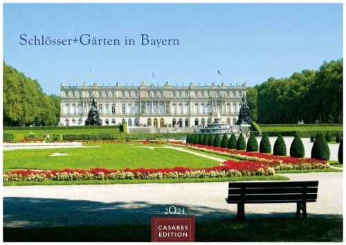 Schlösser und Gärten in Bayern 2024 L 35x50cm|Kalender