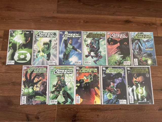 Green Lantern #1 2 3 4 5 6 7 8 9 10 + #1 Variant. NM. DC. 2005. 11 Comic Set.