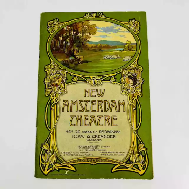 1912 New Amsterdam Theatre Souvenir Program NY Klaw & Erlanger TD6