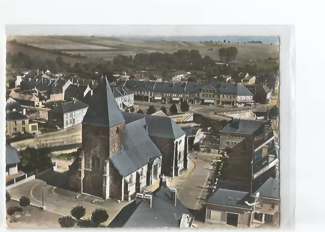 08 Le Chesne , L' Eglise , Vue Aerienne