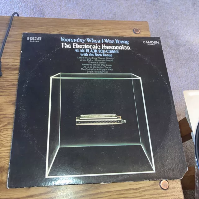 ALAN BLACK SCHACKNER Yesterday When I was Young Electric Harmonica LP RCA 1970