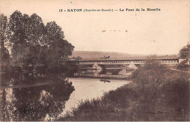 54 - BAYON - SAN43663 - Le Pont de la Moselle