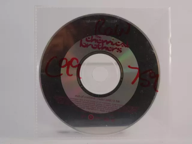 THE CHEMICAL BROTHERS OUT OF CONTROL (Y1) 1 Track Promo CD Single Pla