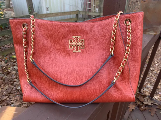 NWT Tory Burch Britten Small Adjustable Shoulder Bag Leather