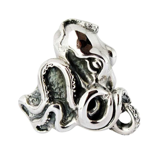 Sterling Silver Octopus Ring