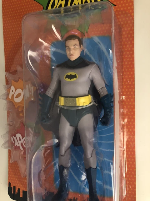 MCFARLANE TOYS BATMAN 1966 RETRO SMASCHERATO ADAM WEST come Bruce Wayne
