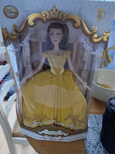 Disney store Beauty & The Beast Belle live action 17"doll limited edition