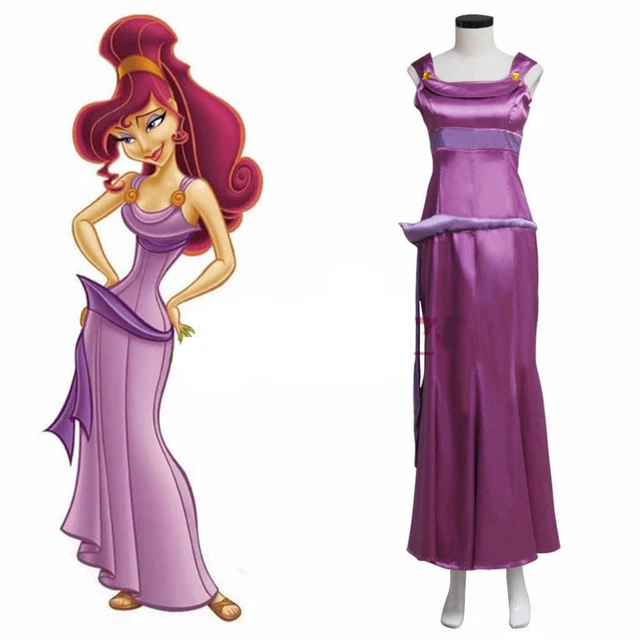 PRINCESS MEGARA HERCULES DRESS Movie Cosplay Costume Uniform Custom 