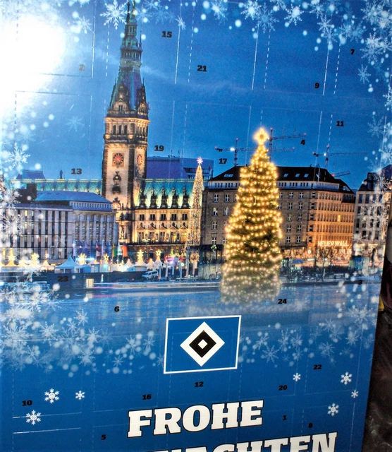 HSV 2022 ADVENTSKALENDER mit Schokolade 88.45 Euro/Kg OVP,Neu,Lizenz ...