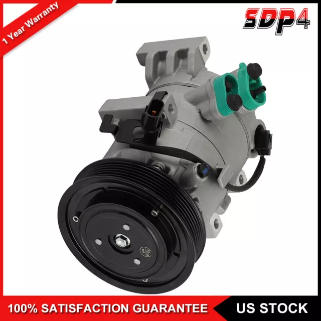 A/C Compressor For Kia Soul 2014-2019 Forte5 14-16 Hyundai Elantra 17-18 1.6L