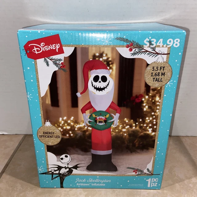 DISNEY 5.5FT TALL Jack Skellington Nightmare Before Christmas