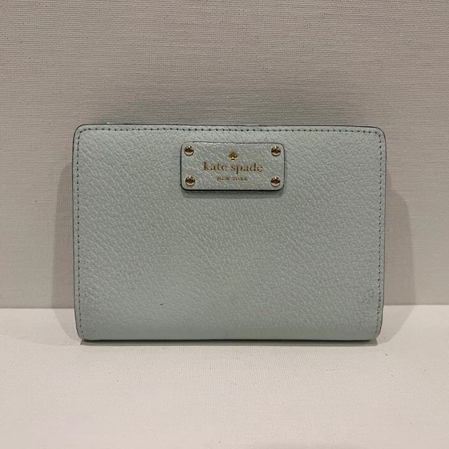 Kate Spade New York Grove Street Tellie Leather Wallet Mint Green Kate Spade New York Grove Street Tellie Leather Wallet Mint Green