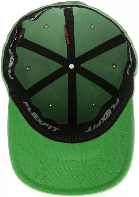 Quiksilver Men's Hosfeld Unstructured Flexfit Hat Cap - Green (Large/X-Large) 3