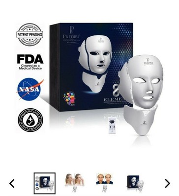 Predire Paris eight Elements X8 Multi-Purpose LED PHOTON Skincare Mask, face/neck 2