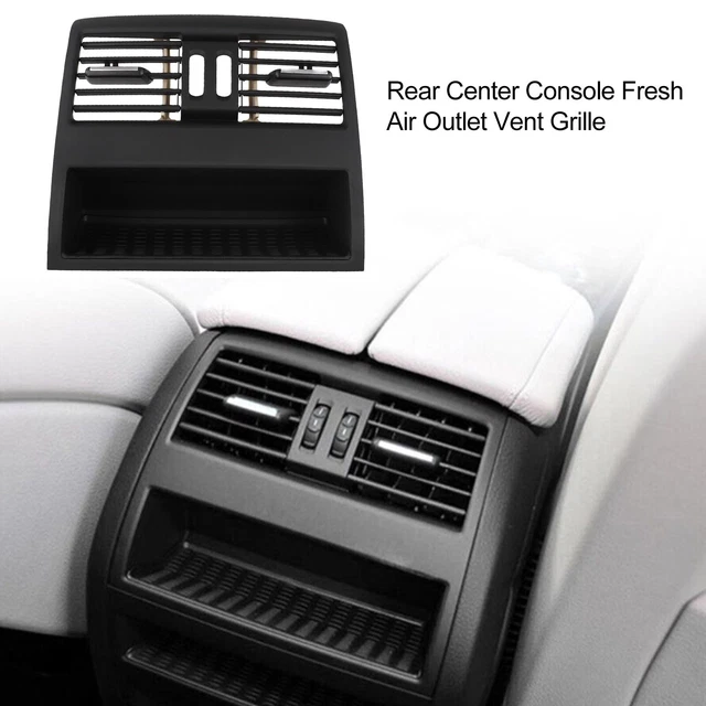 Housse De Grille D'aération Arrière Pour Tesla Model Y/3 - Compatible Model Y Juniper 2025 Et Model 3 Highland, En ABS Noir