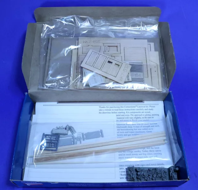 Walthers Cornerstone HO Scale Redlon Welding Lasercut Building Kit 933-3324 2