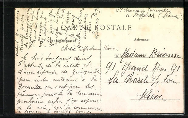 CPA Joinville-le-Pont, Les Avenues de l´ Ile et du Bac au Rond-Point de Polangi 2
