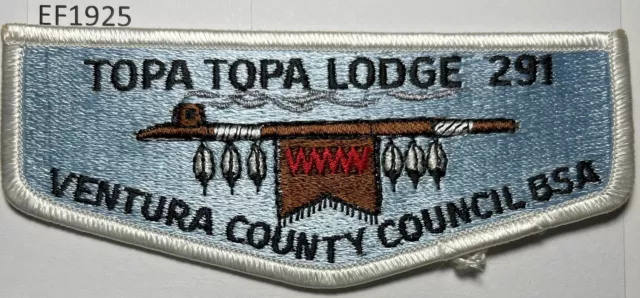 Boy Scout OA 291 Topa Topa Lodge Flap