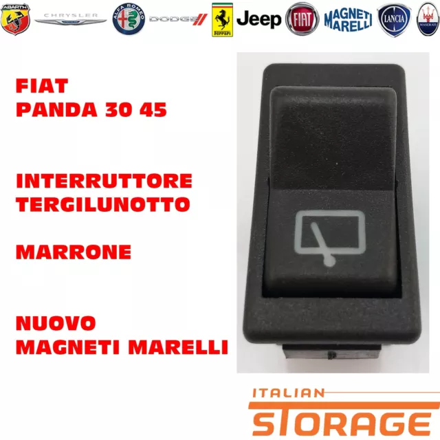 Fiat Panda 30 45 Interrupteur Essuie-Glace Marron Neuf Magneti Marelli
