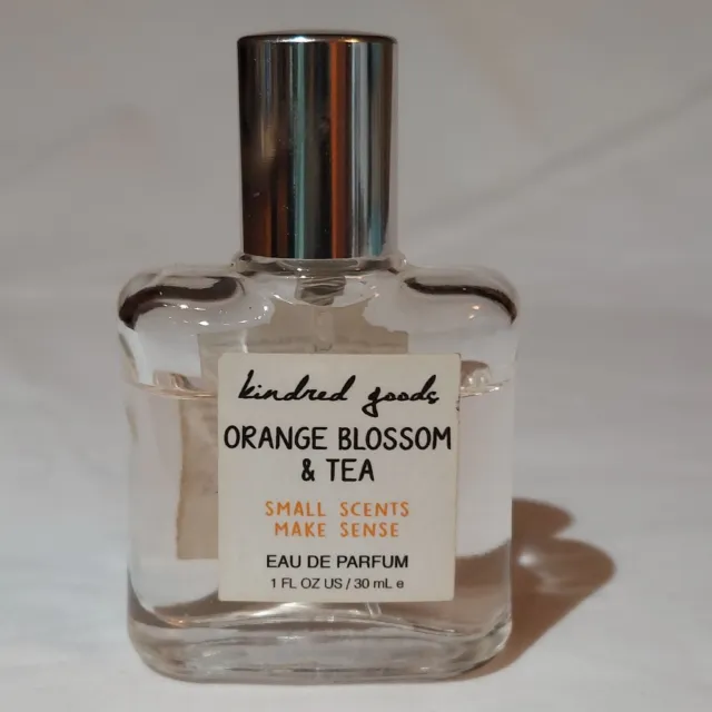 Used: ORANGE BLOSSOM & TEA eau de parfum Kindred Goods / Old Navy  1 oz / 30 ml