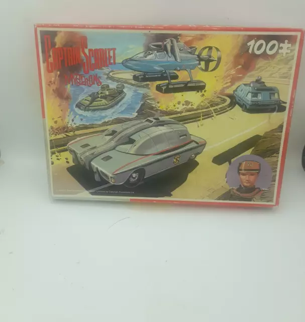 Vintage 1993 Captain Scarlet and the Mysterons - King 100-teiliges Puzzle 18860