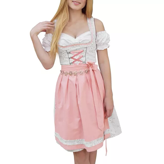 Women's German Dirndl Dress Bavarian Oktoberfest Carnival Halloween Costumes