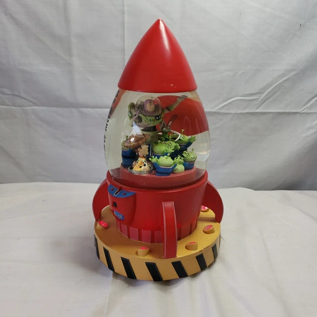 SANKYO DISNEY PIXAR Toy Story Buzz Woody Space Crane Snow Globe Music
