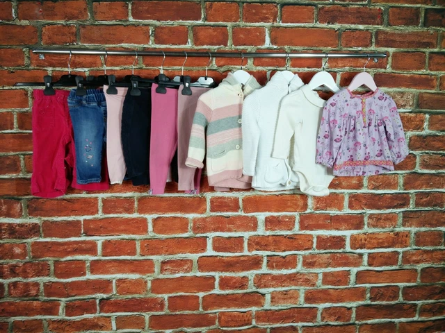 Pantaloni Cardigan Bambine Età 6-9 Mesi Gap Monsone Next Ecc 74Cm