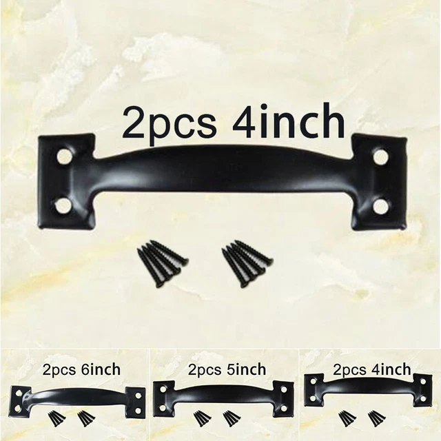 2PC Barn Door Handle Gate Handle Pull For Sliding Garages Wardrobe-Sheds