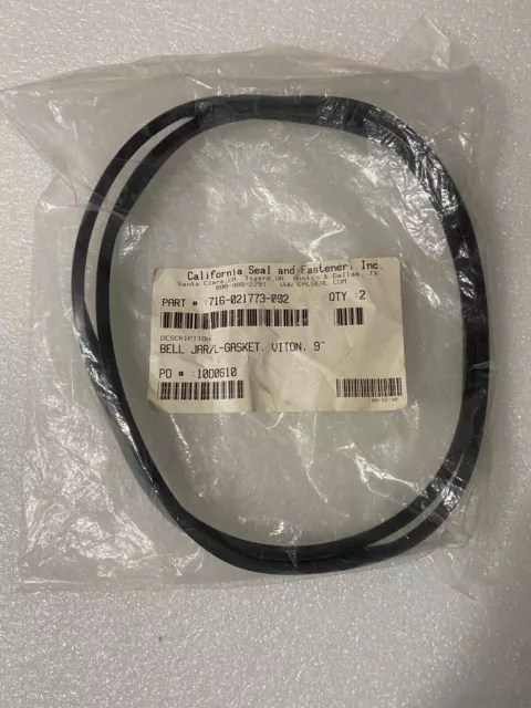 LAM 716-021773-002 Bell Jar/L Gasket, Vitin 9"