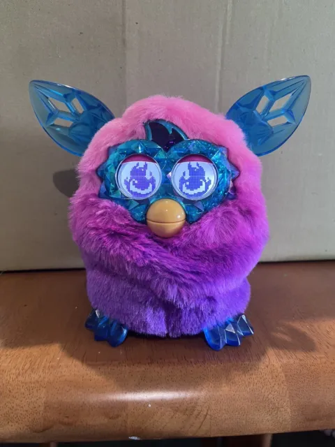 Furbling Furby Mini Boom Baby Hasbro Purple 2013 Holographic Battery  Lenticular