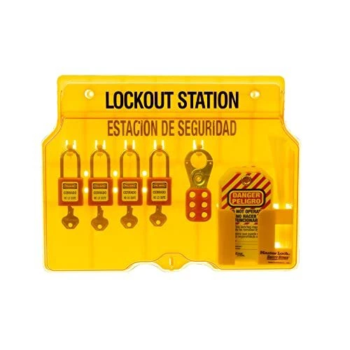 Master Lock ML1482 Stazione di blocco, 4-Lock