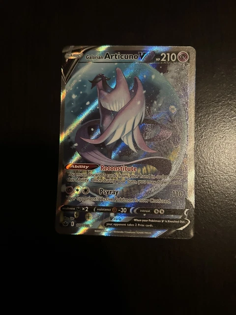 Galarian Articuno V 170/198 - Chilling Reign Alternate Art - Pokemon TCG