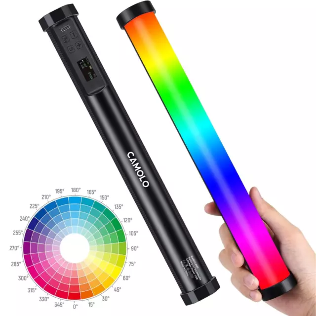 RGB Handheld Wand light | Portable LED Full Color Video Tube Stick 5200mAh Photo