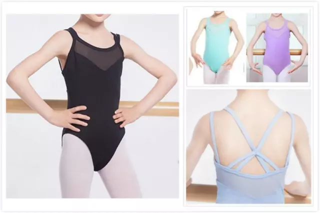 Au Stock Girls To Adults Cotton Tank Dance Ballet Gymnastics Leotard Da029