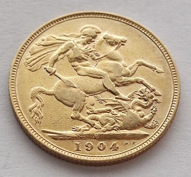 1904 22ct Gold Sovereign please see photo's for condition my ref A3