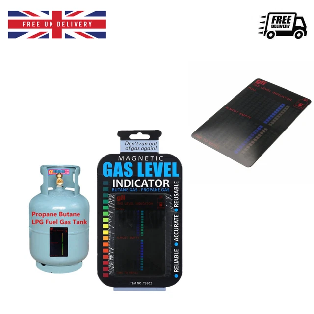 GAS BOTTLE Level Indicator Butane/Propane LPG Gauge Camping